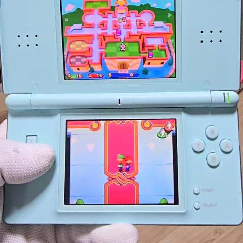 닌텐도 ds lite dsl 아이스블루 A-급 터치판새제품