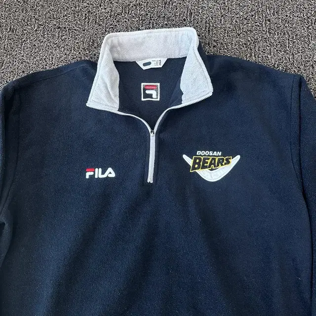 FILA 두산베어스 후리스 반집업 네이비 110(2XL)