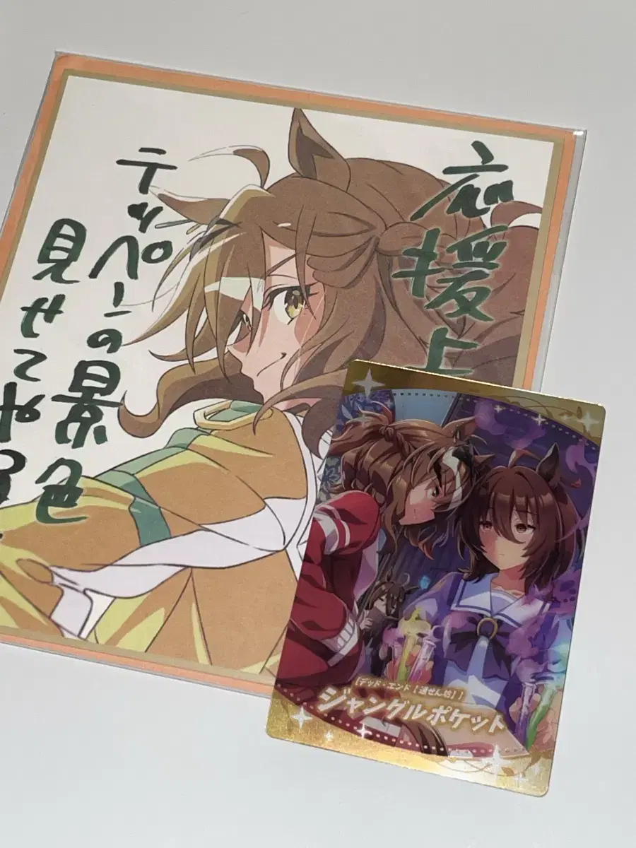 Umamusume junglepocket agnestakion originalma kard wehas color paper