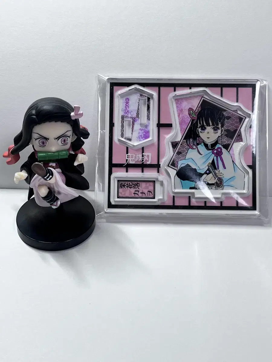 Bulk) Demon Slayer.Kanao.Nezuko.Acrylic.Figures.Diorama