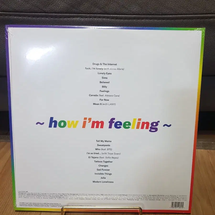 라우브1집 how feeling 미개봉신품 LP