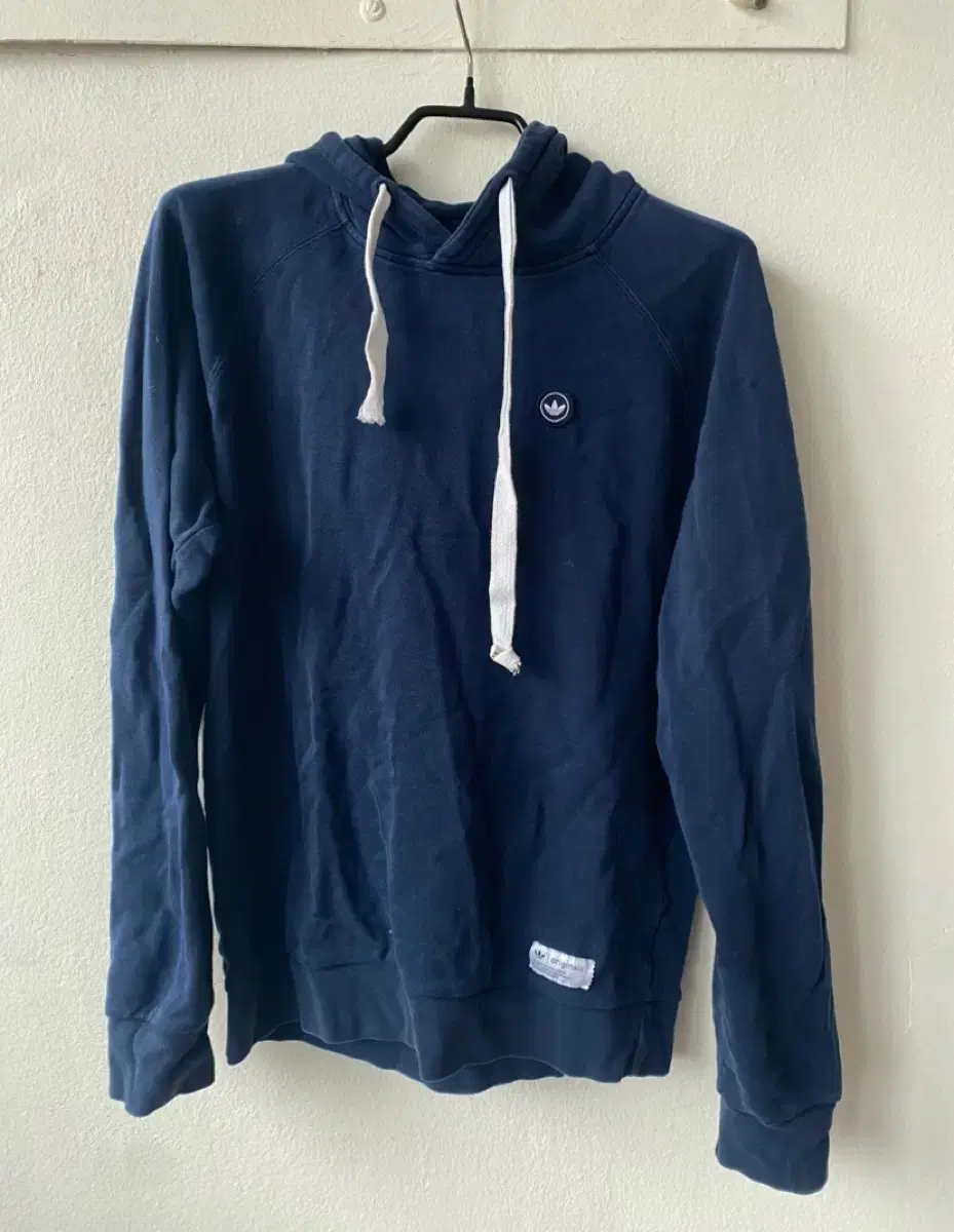 100% adidas Original Long Sleeve Navy Hoodie