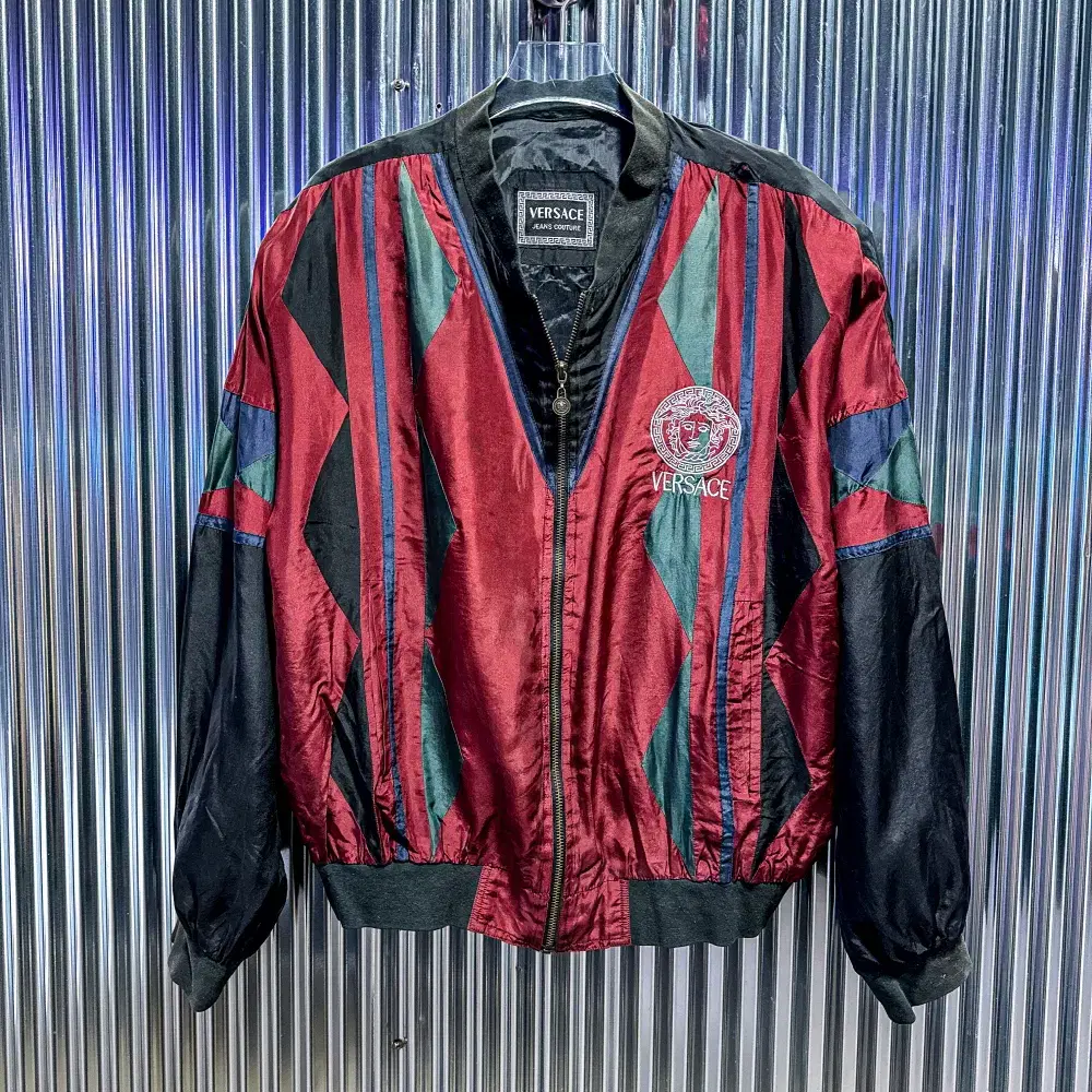 Versace Old School Big Logo Bloomers Jacket(Domestic 2XL) CD554