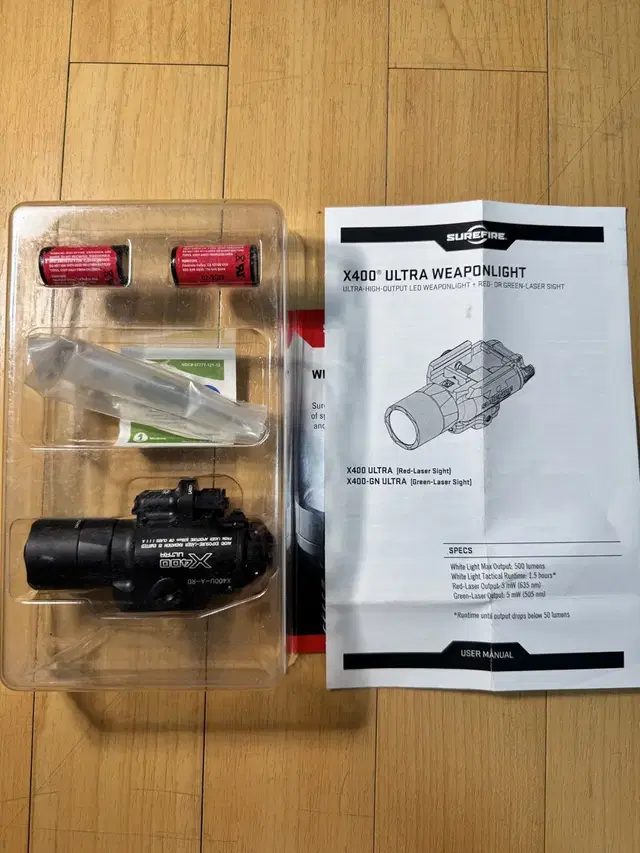 슈어파이어 X400U Red Surefire X400U-A-RD 팝니다