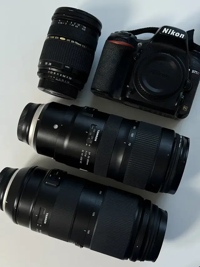 니콘 d750, 탐론 70-200 g2, 100-400, 28-75