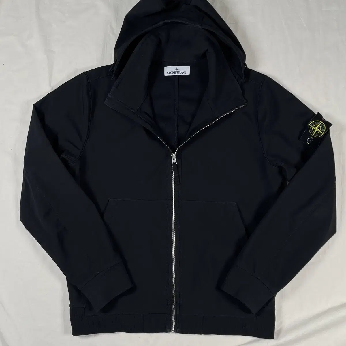 Stone Island Light Softshell Hooded Windbreaker Jacket