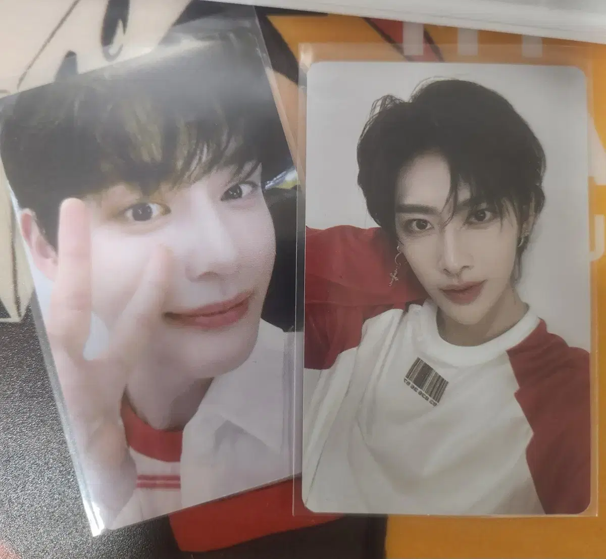 Zerobaseone kim jiwoong & ricky sell photocards if you have a niche (in bulk)