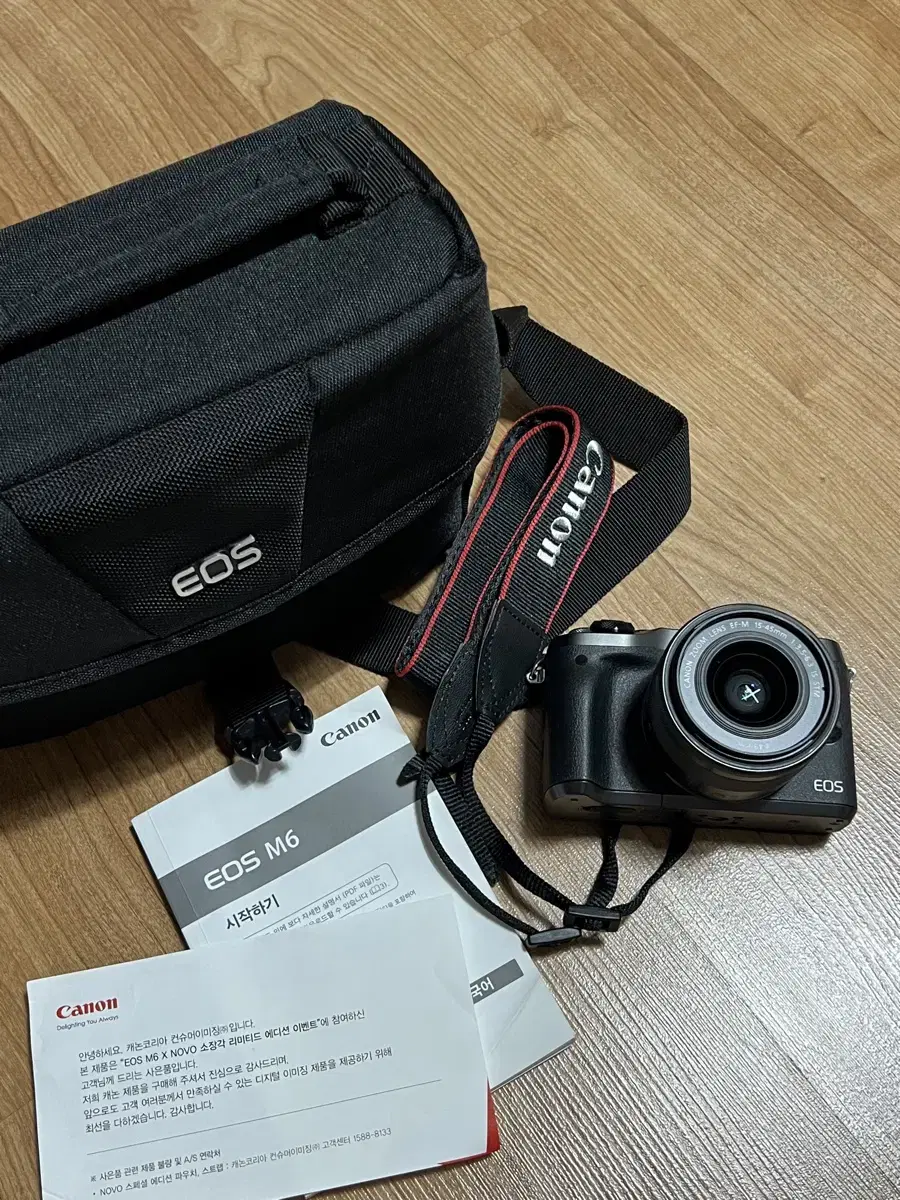 캐논 EOS M6 미러리스 카메라