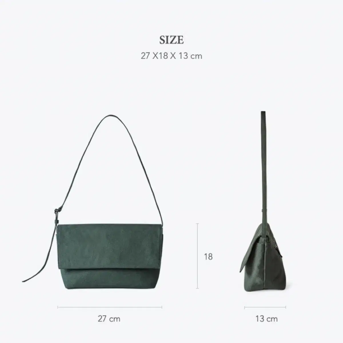 아이띵소 CANVAS FLAP BAG 캔버스 플랩 백