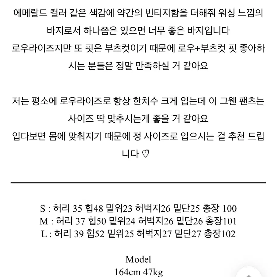 도프 gwen 부츠컷 로우라이즈 팬츠