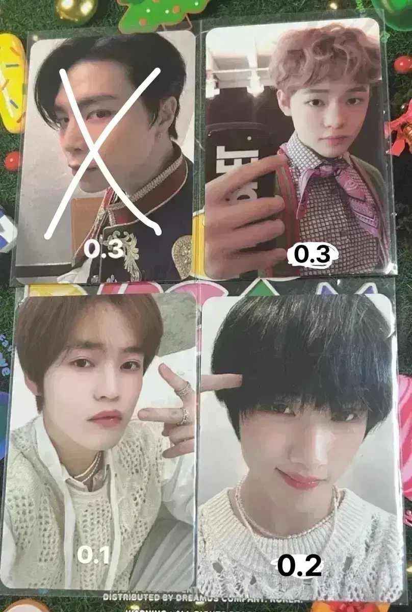 엔시티 천러 지성 쟈니 포카 양도해요!