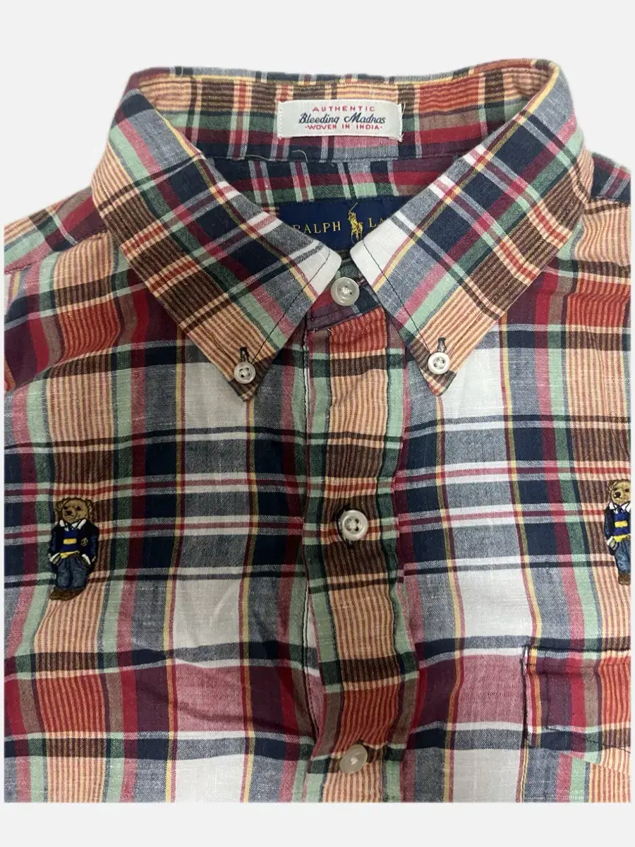 Polo Ralph Lauren Bear Check Shirt M sells