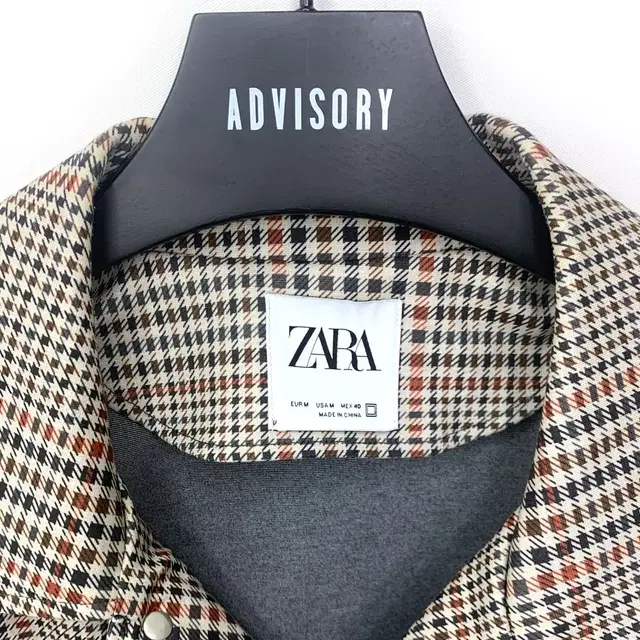 zara 자라 정품 체크 블루종 자켓