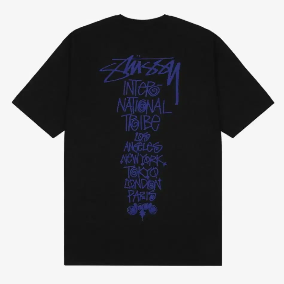 스투시 트라이브 스택 반팔 M  Stussy Tribe Stack