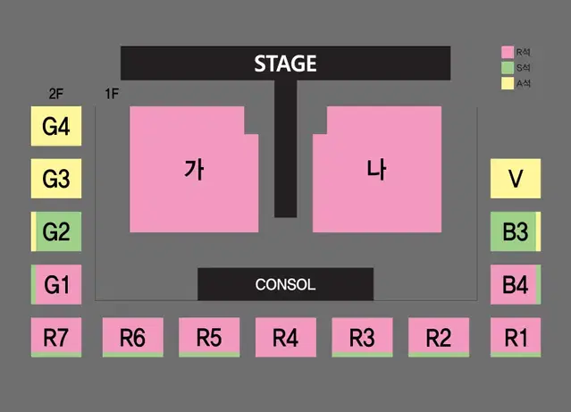 나훈아 콘서트 - 진주 15:00 - R석 가구역 1석