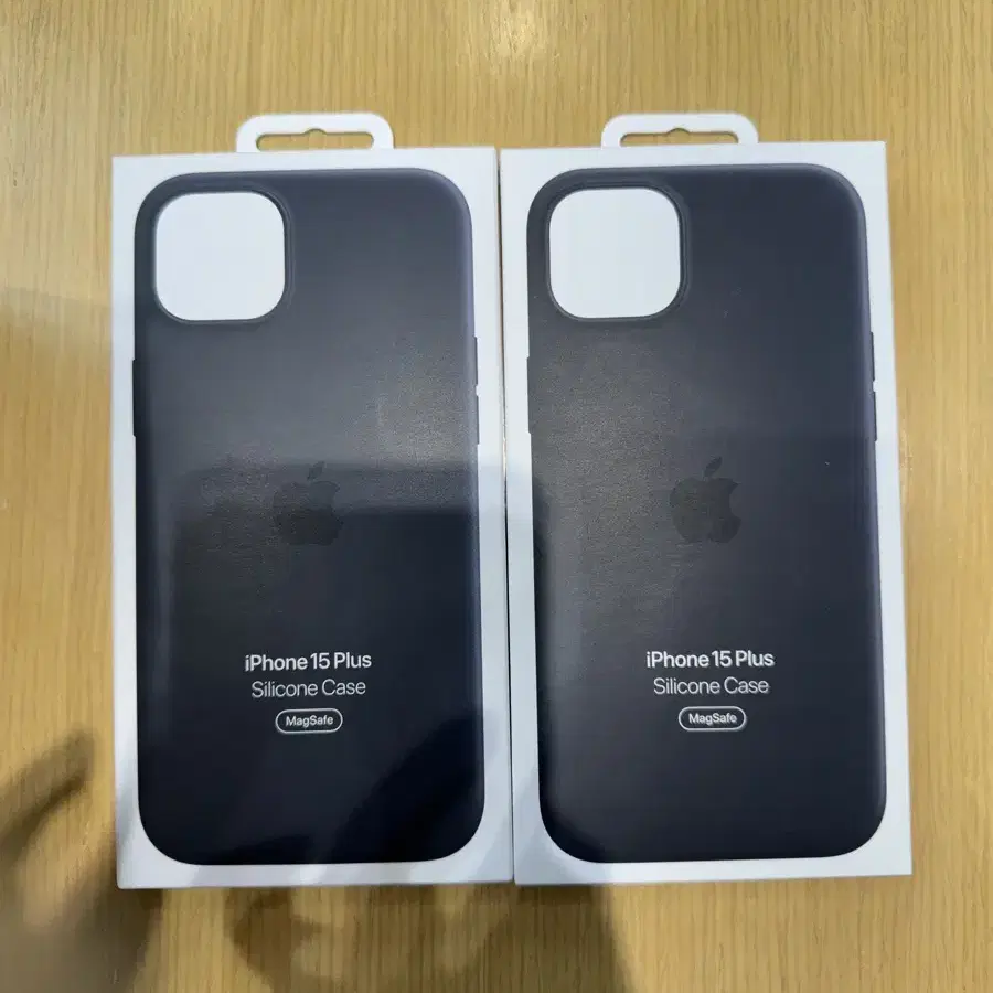 iPhone15 Plus 정품 실리콘케이스 블랙