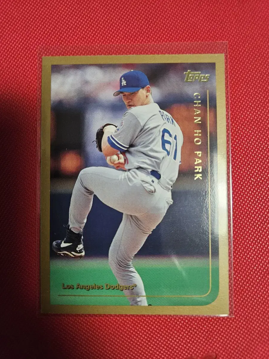 박찬호 1999 Topps base 카드