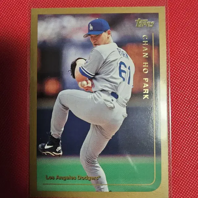 박찬호 1999 Topps base 카드