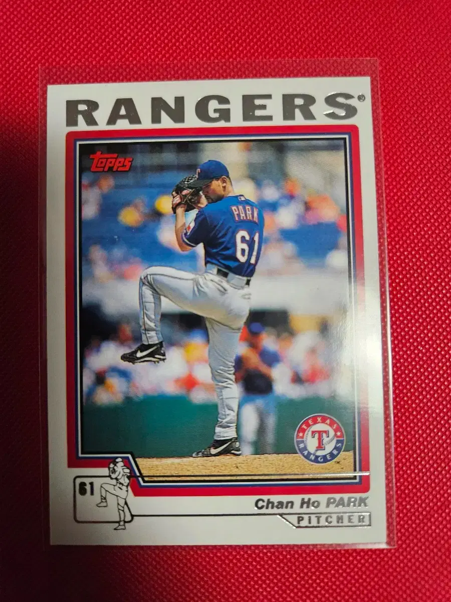 박찬호 2004 Topps base 카드