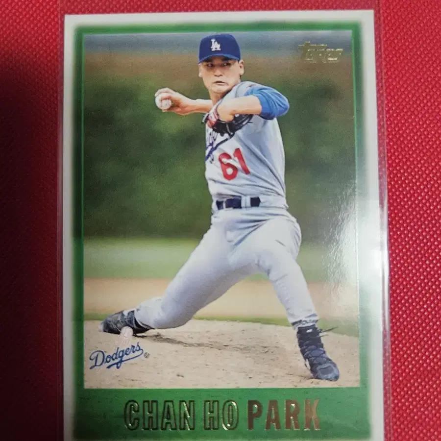 박찬호 1997 Topps base 카드