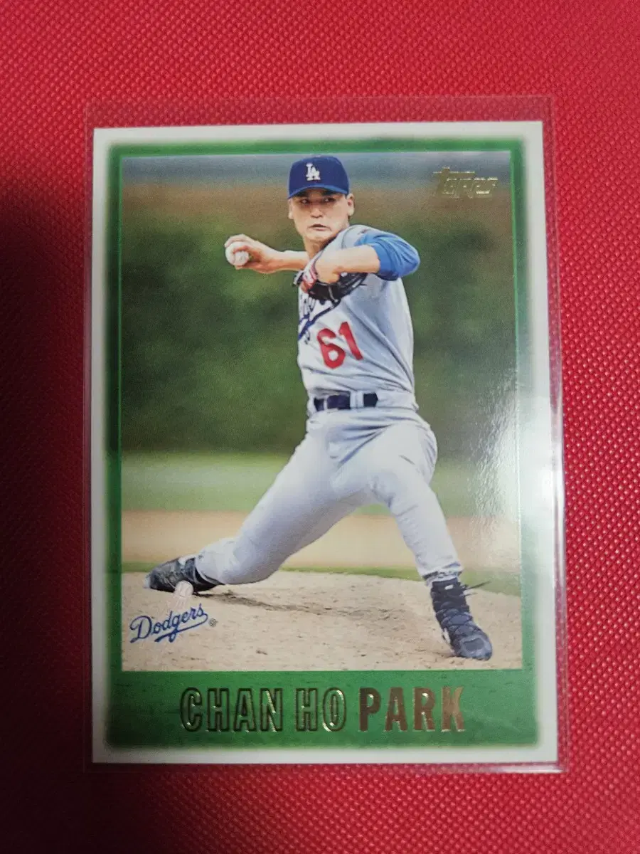 박찬호 1997 Topps base 카드