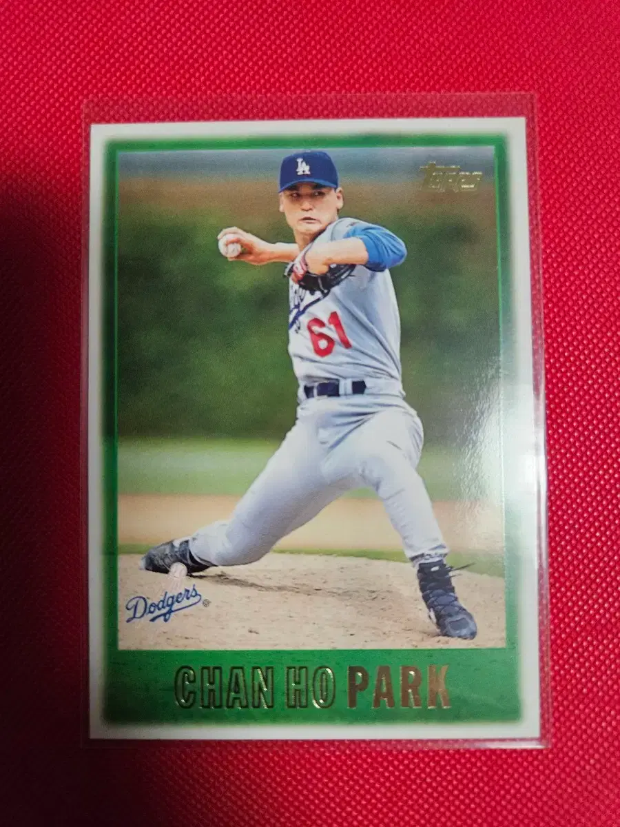 박찬호 1997 Topps base 카드