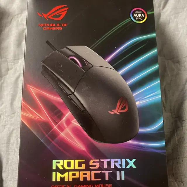 Asus rog strix Impact 2 유선마우스 팝니다