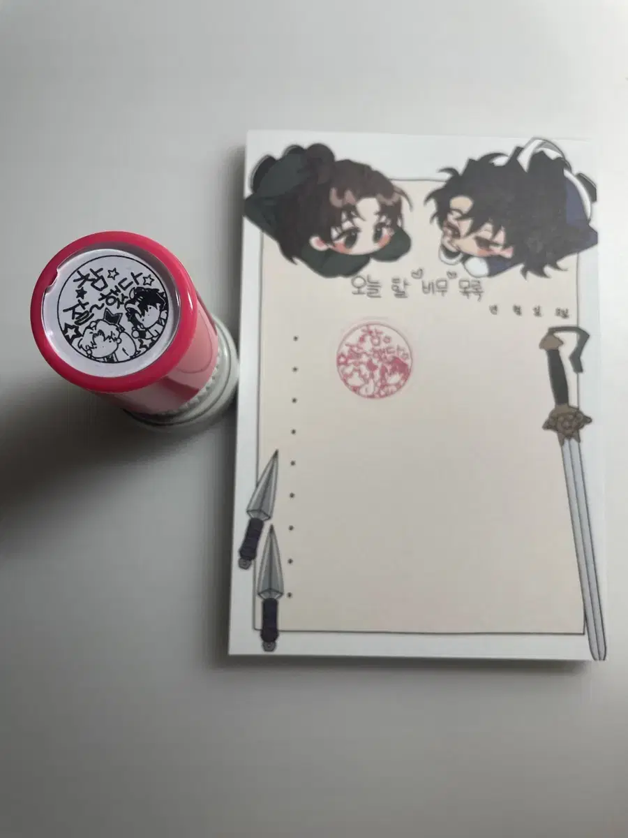 Return of the Blossoming Blade Mamalnim Stamp Notepad bulk Qingming Tangbo