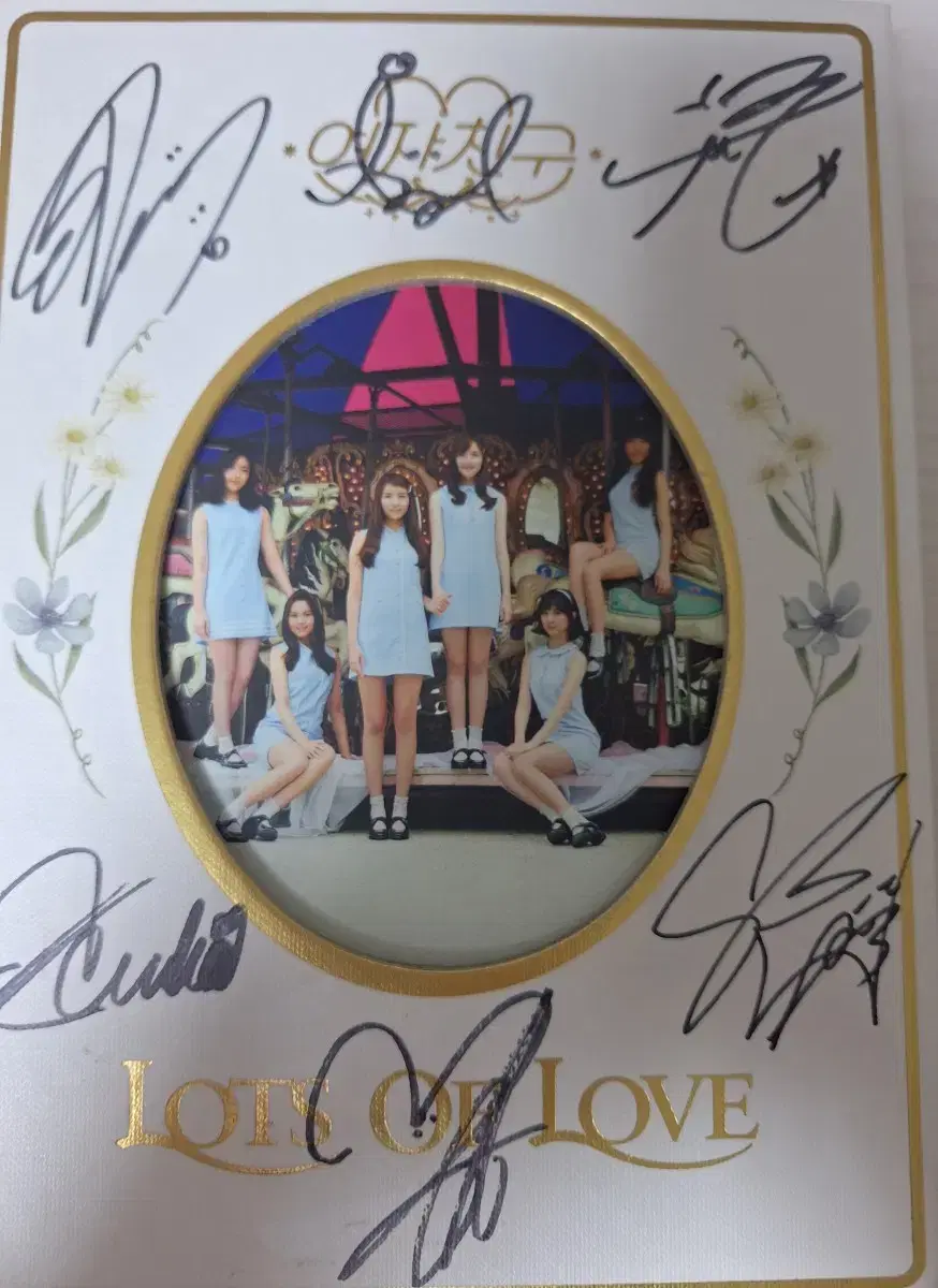 Written by my gfriend sign album excluding photocards ive new jeansspokadotocard