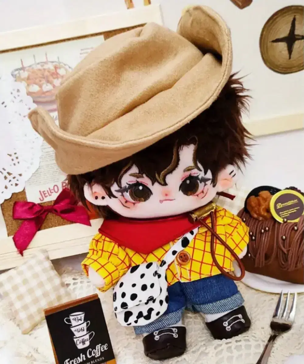 Cowboy Set 20cm Somyi Doll Clothes