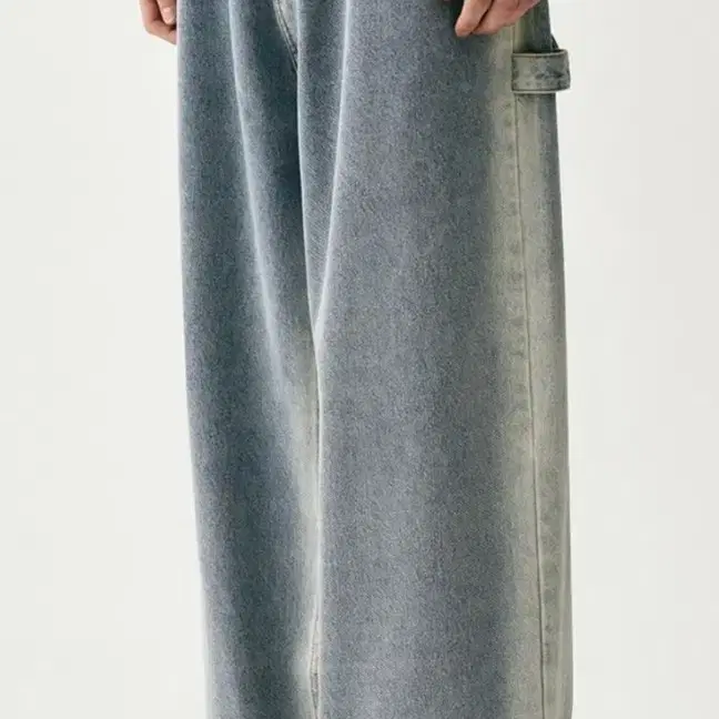 어반드레스 카펜터 데님 팬츠 Hammer Wide Pants 라이트블루