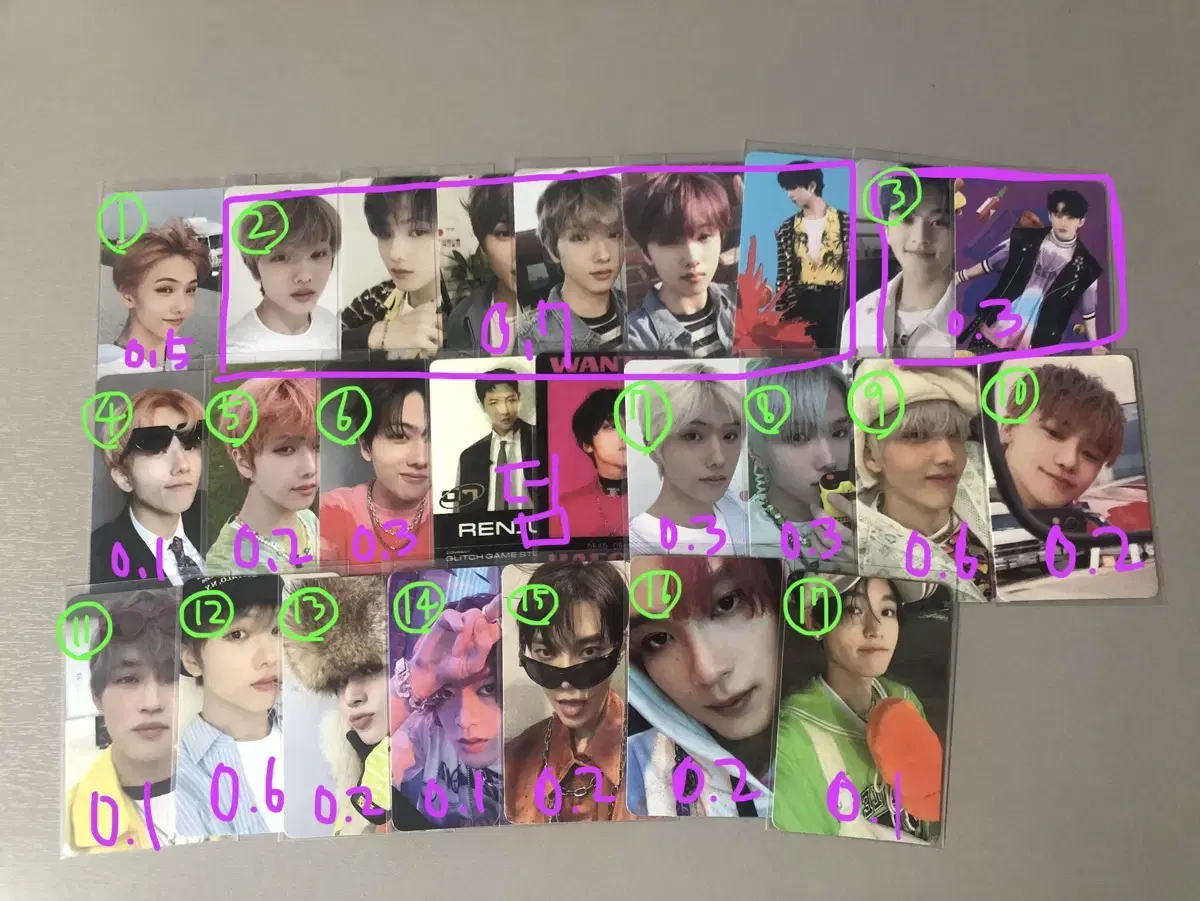 nct dream nct 127 nct127 candy run seasons greetings flavor beatbox jisung photocard