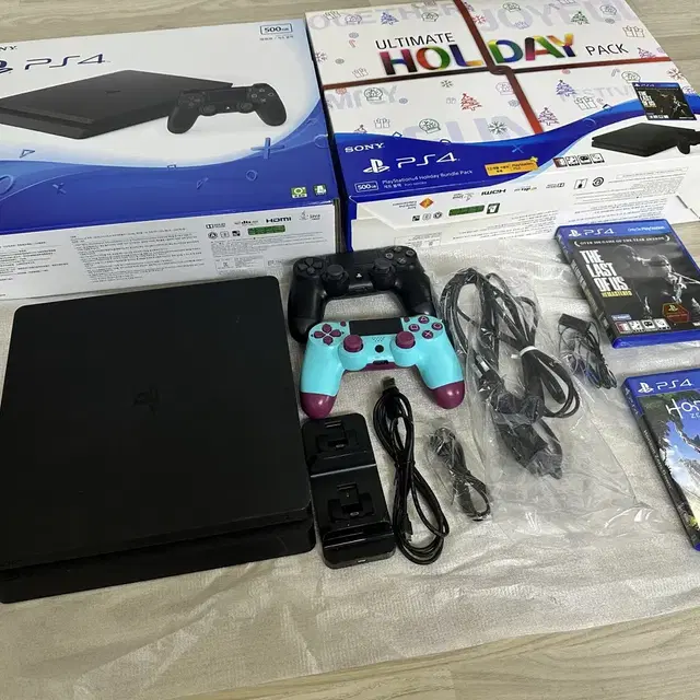 PS4 플스4 슬림 제트블랙 풀박스