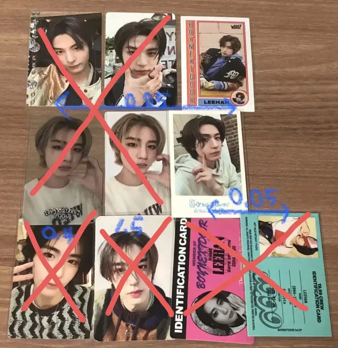 boynextdoor photocard disposition