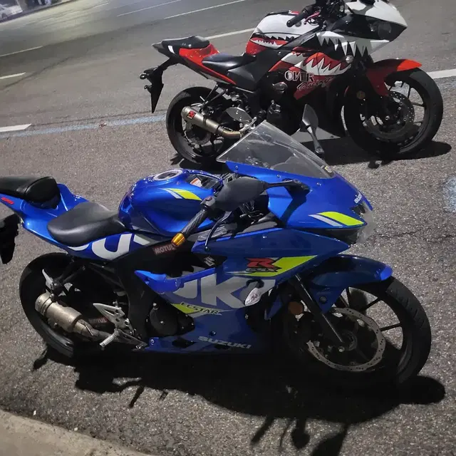 19년식) gsxr125 2만키로 Sc머플러 구변