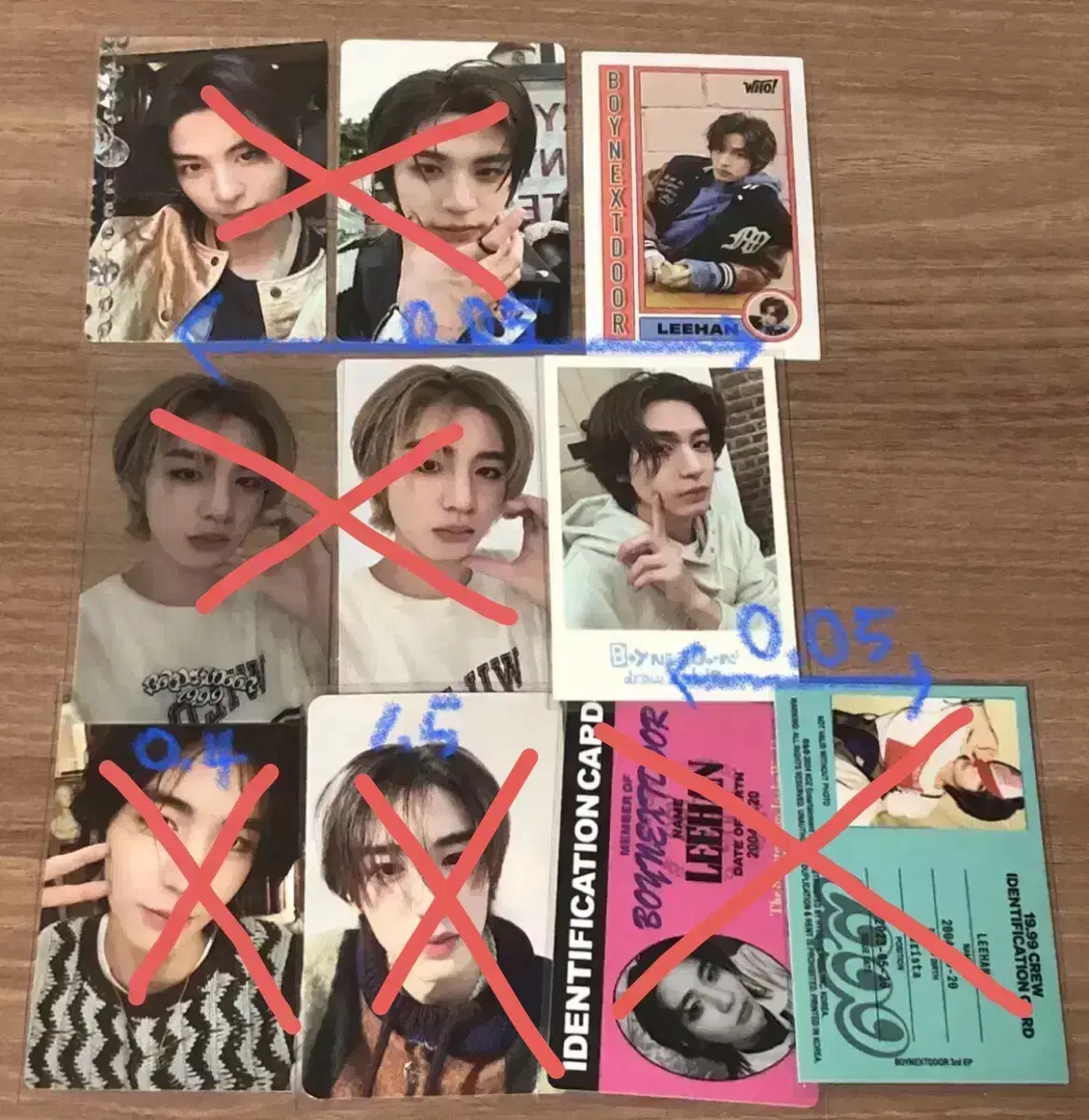 Boynextdoor also sells leehan photocard 