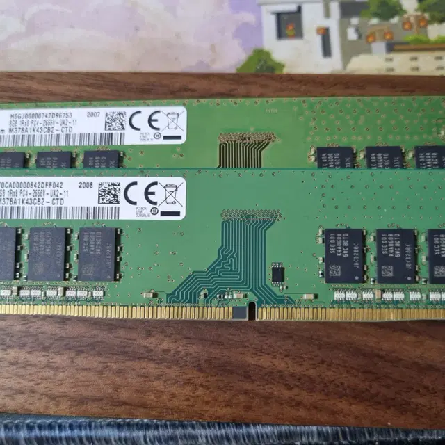 삼성전자 ddr4 2666 8gb 단면 총3개