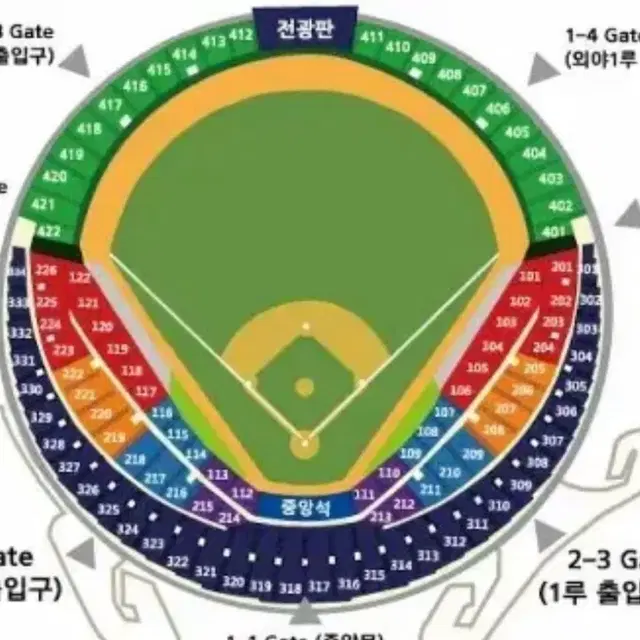 10/3 두산 vs KT 와일드카드 2차전 1루 레드석 단석