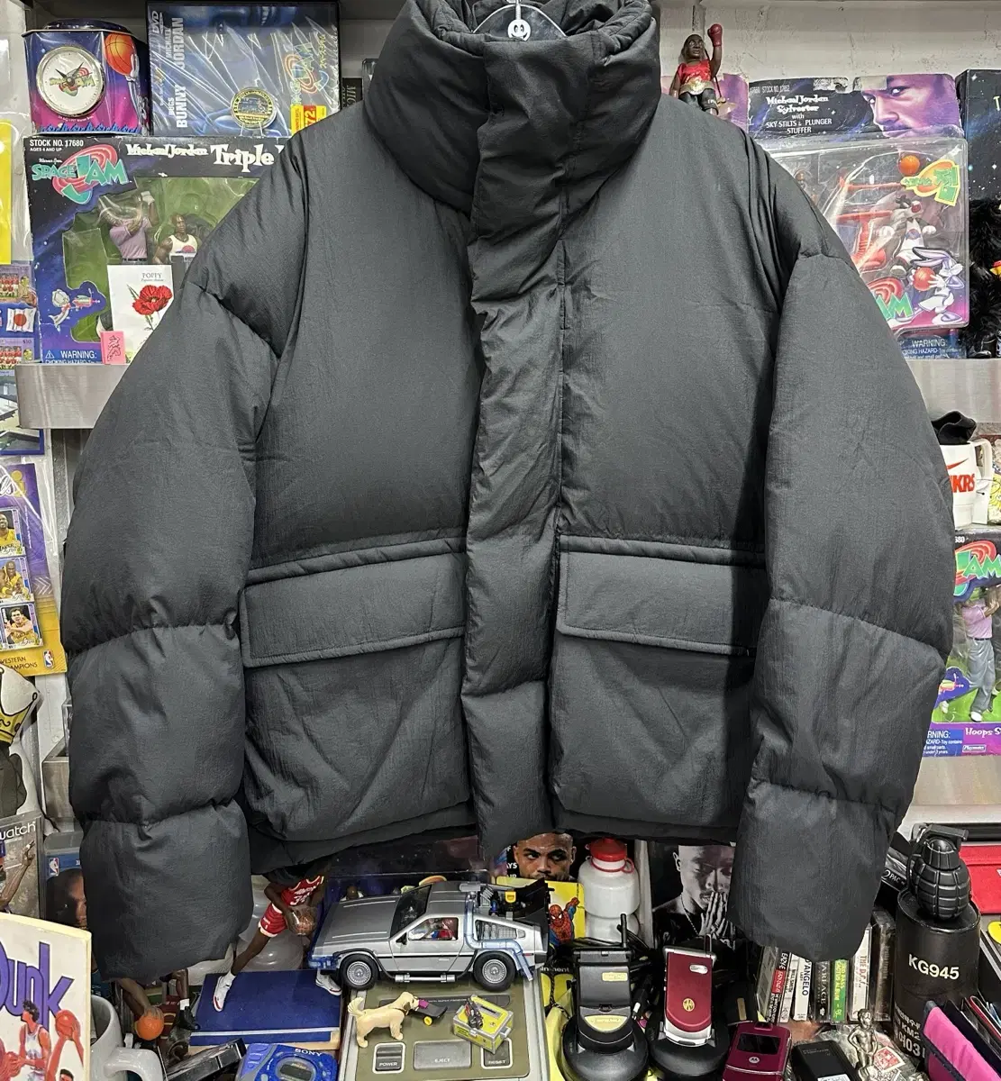 IL CORSO IEJU 1F002 Il Corso Black Overfitted Down Jacket