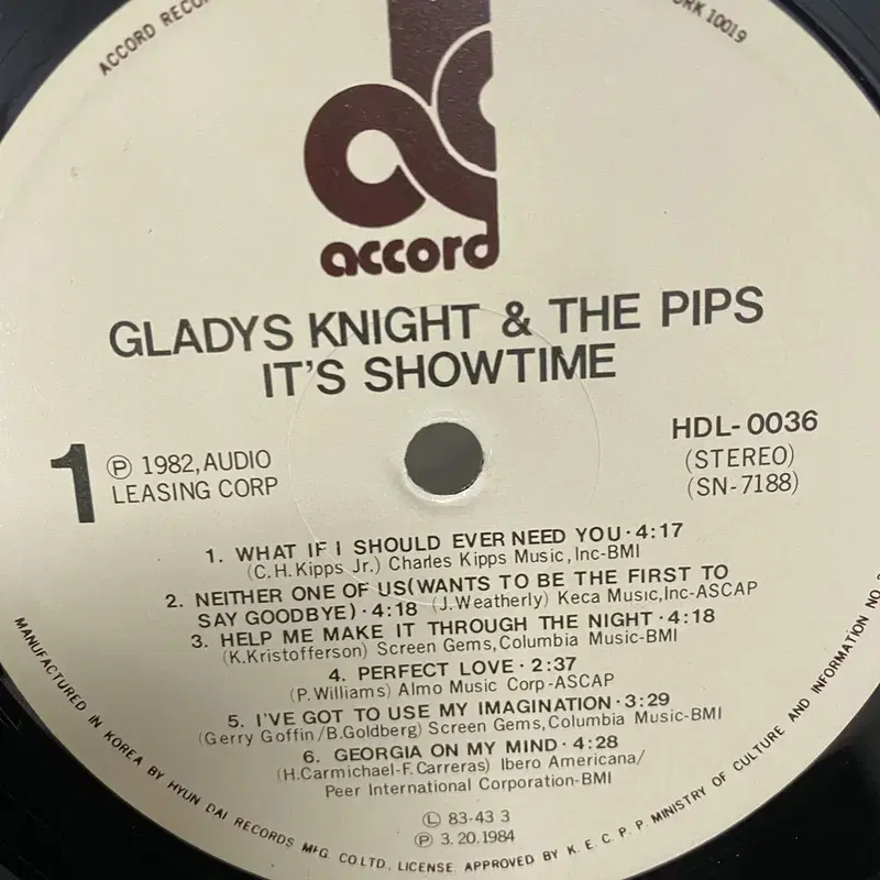 GLADYS KNIGHT  LP / AA5710