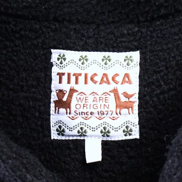 TITICACA 티티카카 자카드 후리스라이닝 후드 더플코트 C122