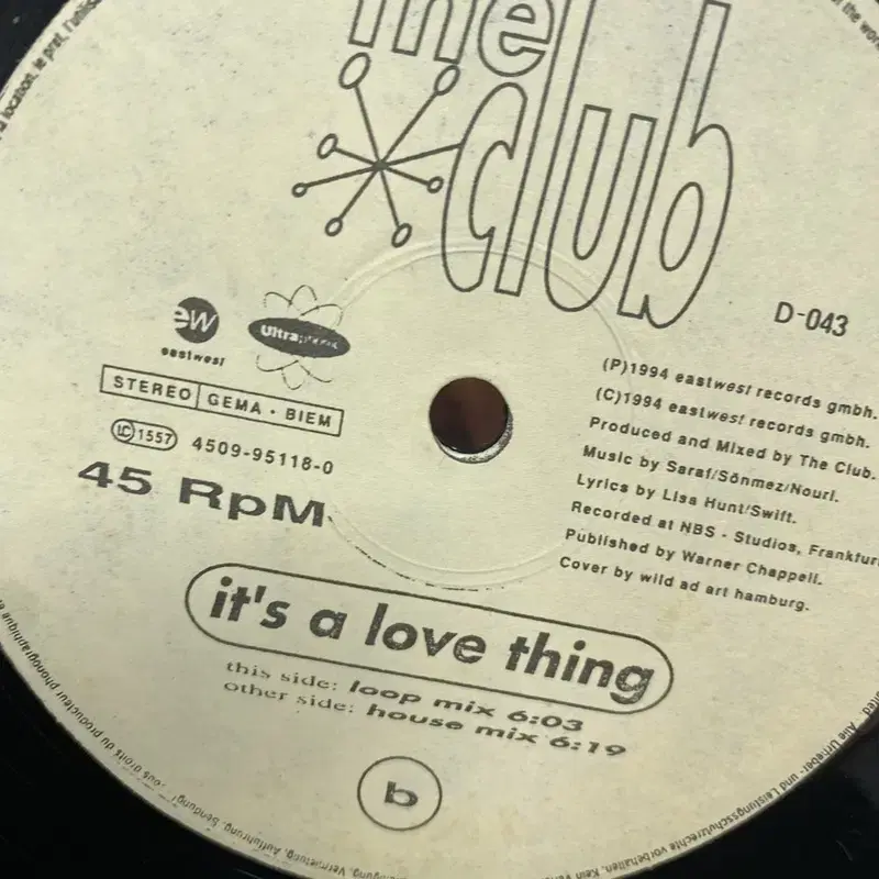 THE CLUB LP / AA5738