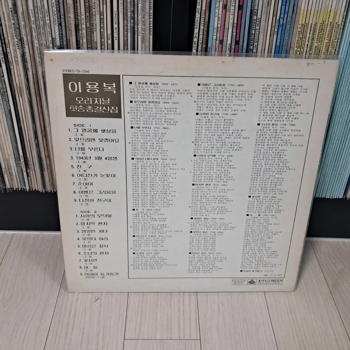 LP..이용복총결산집(1983년)그얼굴에 햇살을