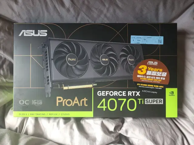 ASUS Proart 4070Ti Super 16GB