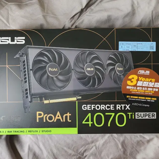 ASUS Proart 4070Ti Super 16GB