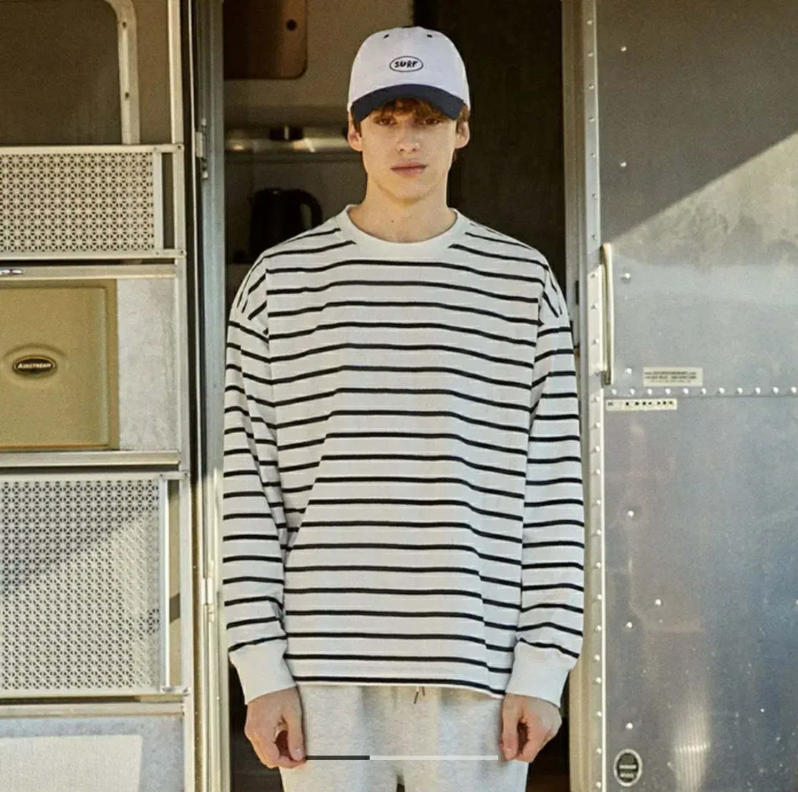 Ocean Pacific Stripe Tee L