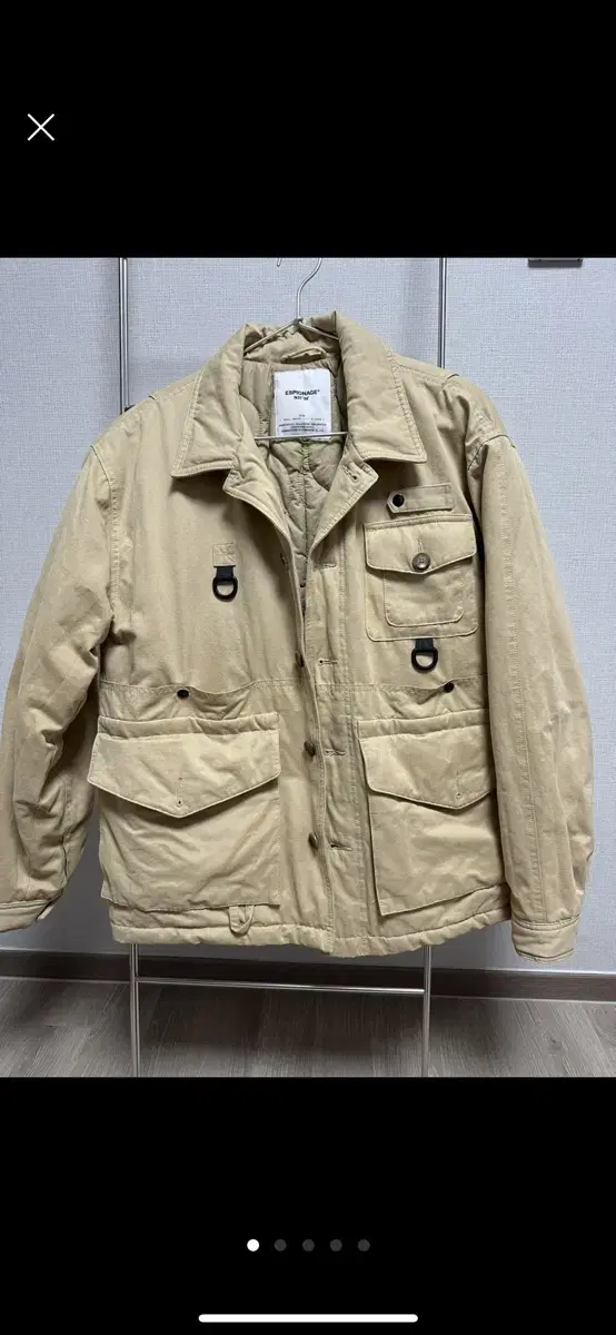 Espionage Fishing Jacket Color Tan