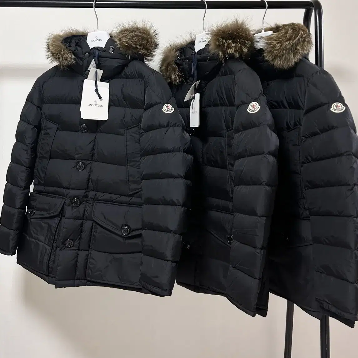 몽클레어 클루니 롱 다운 패딩 자켓 블랙 Moncler Cluny