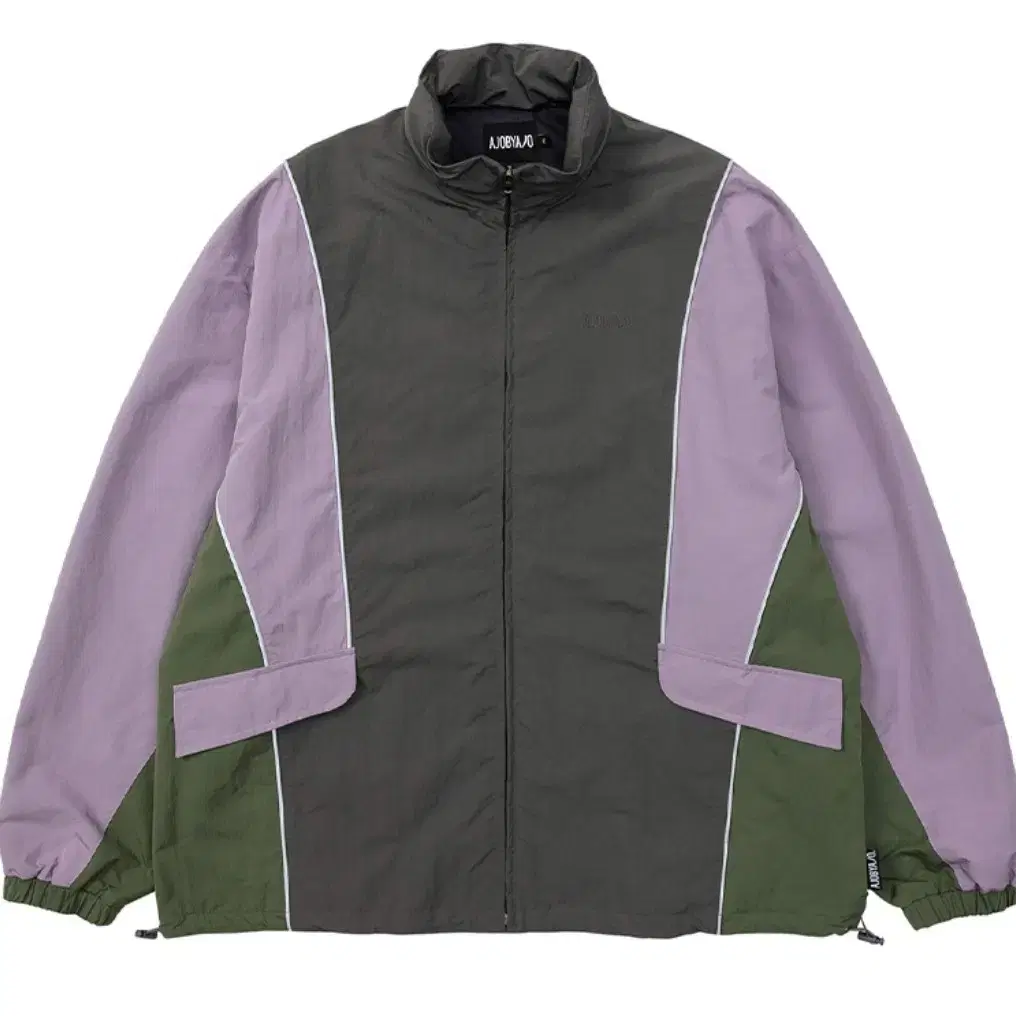 아조 Multi Color Nylon Windbreaker [PINK]