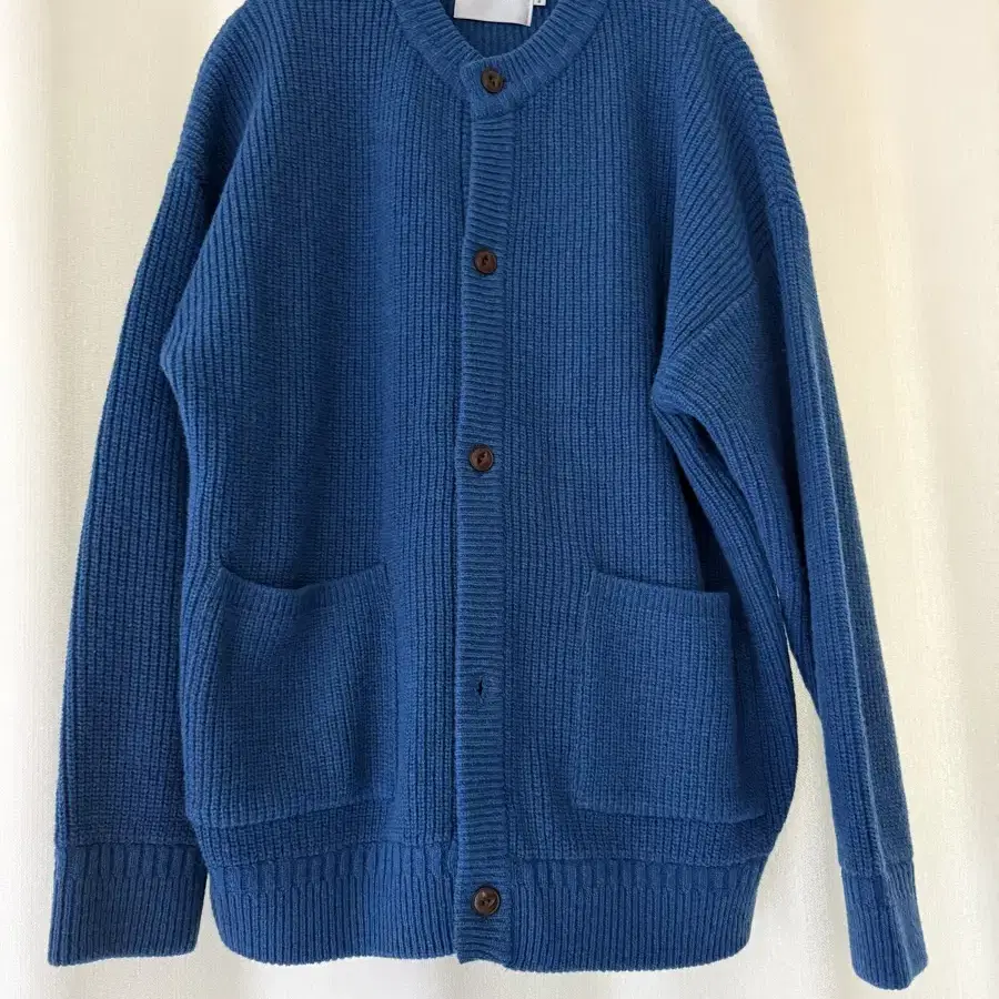 사운즈라이프 Heavy Wool Cardigan 블루 M 사이즈